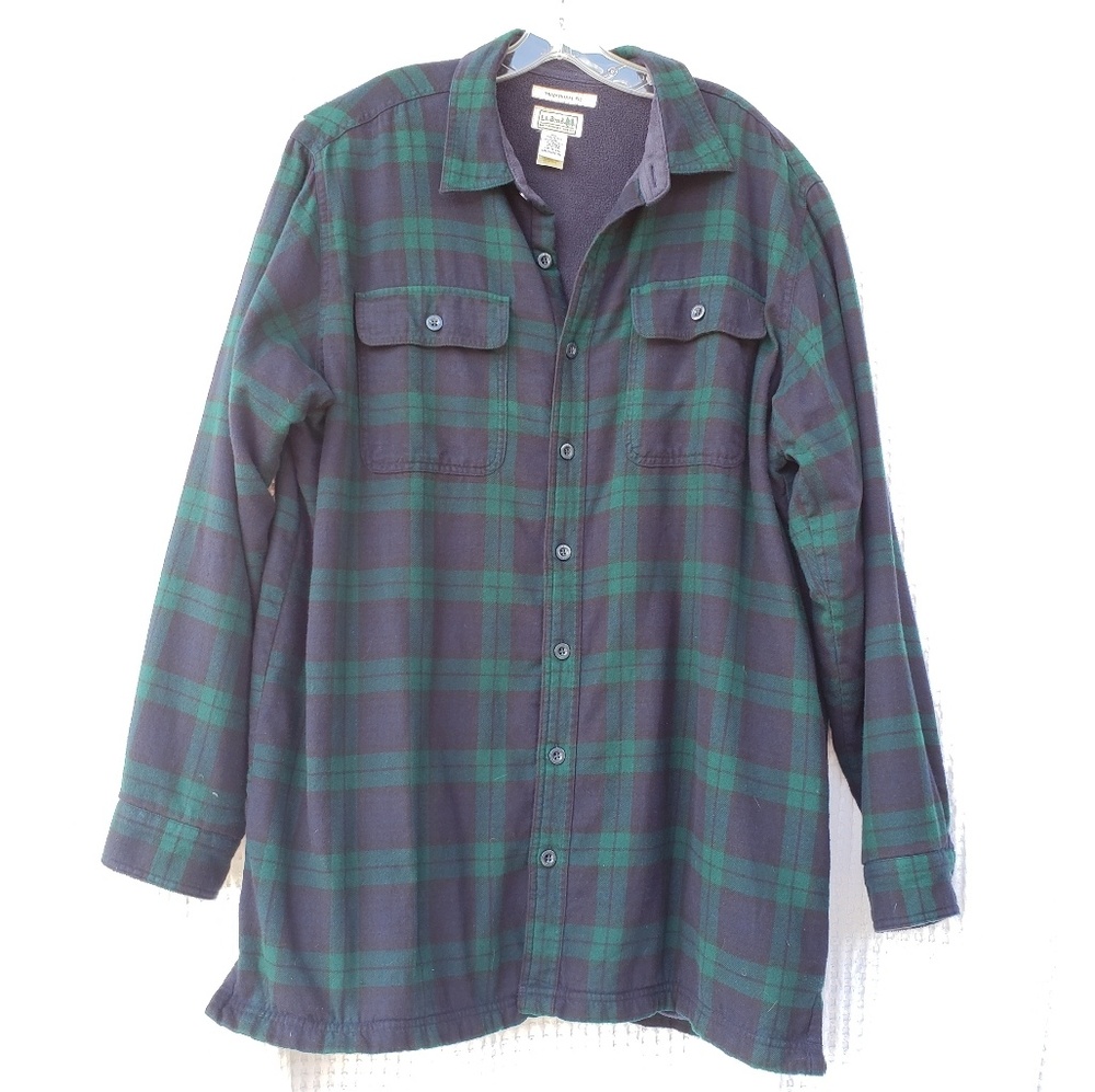 LL Bean Tall flannel  jacket.